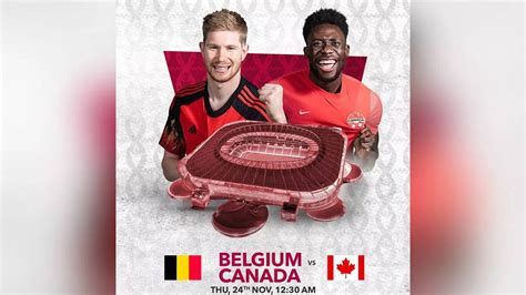 BEL Vs CAN FIFA World Cup Match When And Where To Watch Belgium Vs