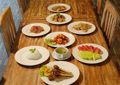 buffet menu pertiwi adventure bali