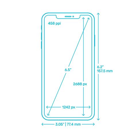 Apple iPhone XS Max Dimensions & Drawings | Dimensions.Guide