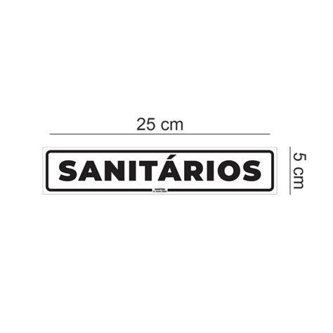 Kit Placas De Sinaliza O Sanit Rios X Cm Pvc Resistente