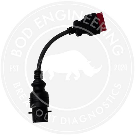 Bod Engineering Heavy Duty Obd2 To J1939 Diagnostic Adapter Cable Harness