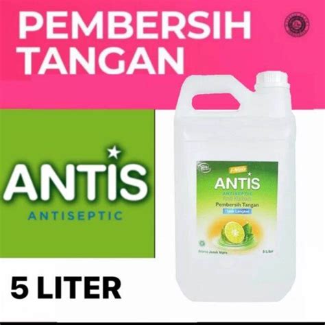 Antis Hand Sanitizer Cair Spray Galon Liter Lazada Indonesia