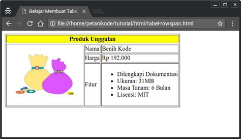 Belajar HTML 10 Cara Membuat Tabel Di HTML