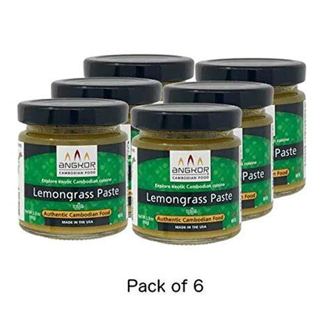 Cambodian Lemongrass Paste Sofi Award Winner 3 5oz Pack Of 6 Grocery