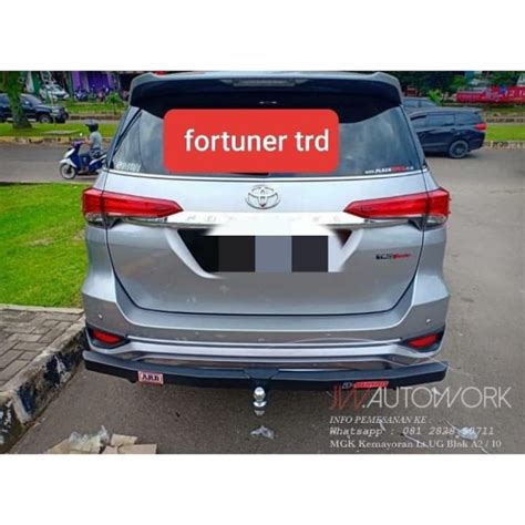 Jual Tanduk Belakang Besi Arb Bumper Guard Towing Bar Mobil Fortuner