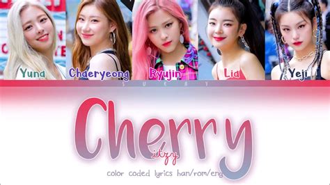 ITZY Cherry Han Rom Eng Color Coded Lyrics YouTube