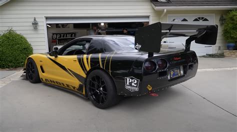 Heavily Modified C5 Corvette Z06 Is Essentially A Street Legal Road