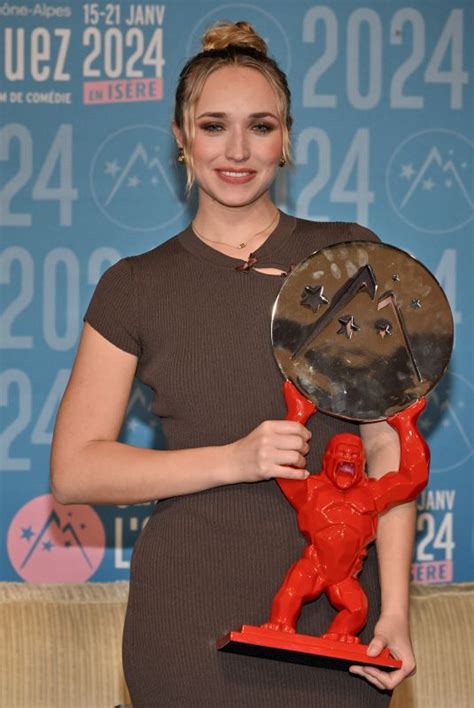 CHLOE JOUANNET At 27th Alpe D Huez Film Festival Closing Ceremony 01 20