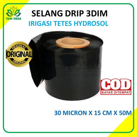 Jual SELANG IRIGASI DRIP 3 DIM X 30 MIKRON X 50 METER Shopee Indonesia