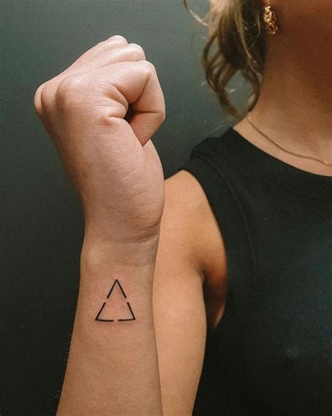 Simple Triangle Tattoo