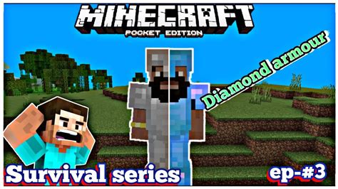 Full Enchanted Diamond Armour Minecraft Survival Series 3