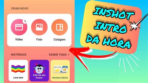 Intro Pelo Inshot Muito Fácil Youtube