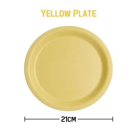 Assiette Plateau Repas Yellow Plate Cm Assiettes De B B En Forme