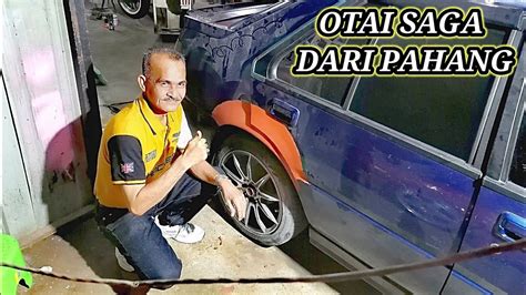 OTAI SAGA DARI PAHANG BIKIN ARCH FENDER DI WAKSHOP GARAGE MELAKA YouTube