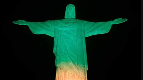 Cristo Redentor Se Pinta Con Colores De La Bandera De Brasil En Honor A Orei Libre Noticias