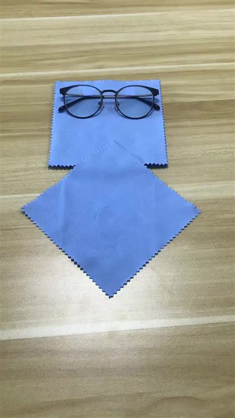 Custom Logo Black Microfiber Glass Lens Screen Eyeglasses Cleaning Polishing Cloth Buy