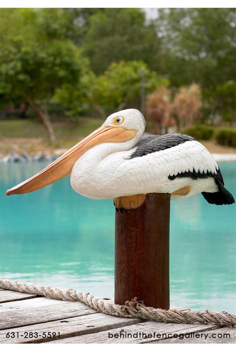 Pelican On Post Fiberglass Pelican On Post Fiberglass Ani080119h