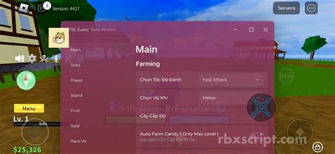 Blox Fruits Auto Farm Stats Player