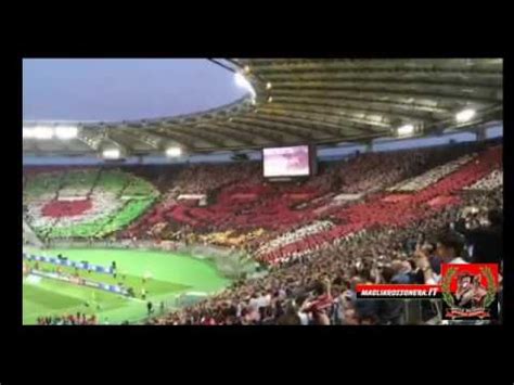 Video Mrn Coreografia Curva Sud Stadio Olimpico Finale Coppa Italia