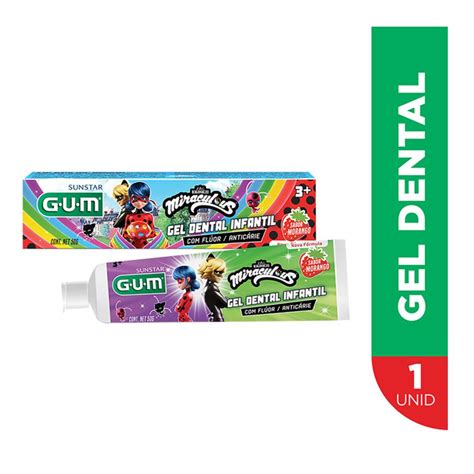 Pasta De Dente Gel Infantil Miraculous Morango 50g Drogarias Pacheco