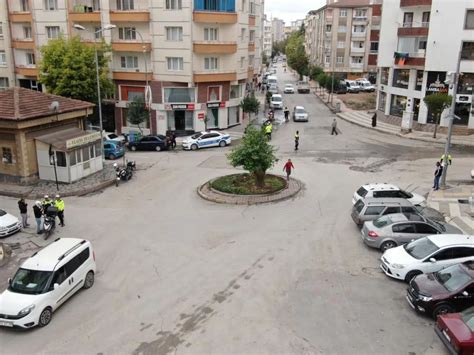 Elazığ da dron destekli şok trafik denetimi