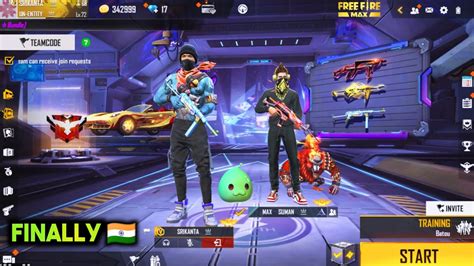 Finally Got Free Fire Max In India Server 🇮🇳 😍 Youtube