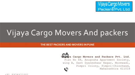 Vijaya Cargo Movers And Packers