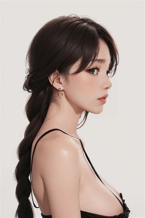 Simple Background Korean Waist Shot Furry AI Porn