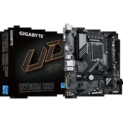 Gigabyte B760m Ds3h Ddr4 Matx Motherboard Intel