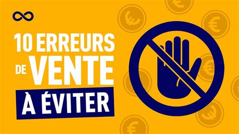 Vente Erreurs Viter Pour Conclure Youtube