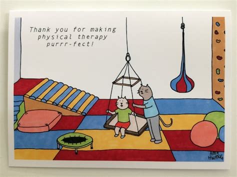 Physical Therapist Thank You Card 5x7