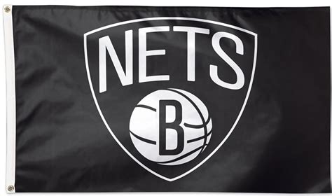 Nba Brooklyn Nets Basketball Flags Nba Team Basketball Flags At