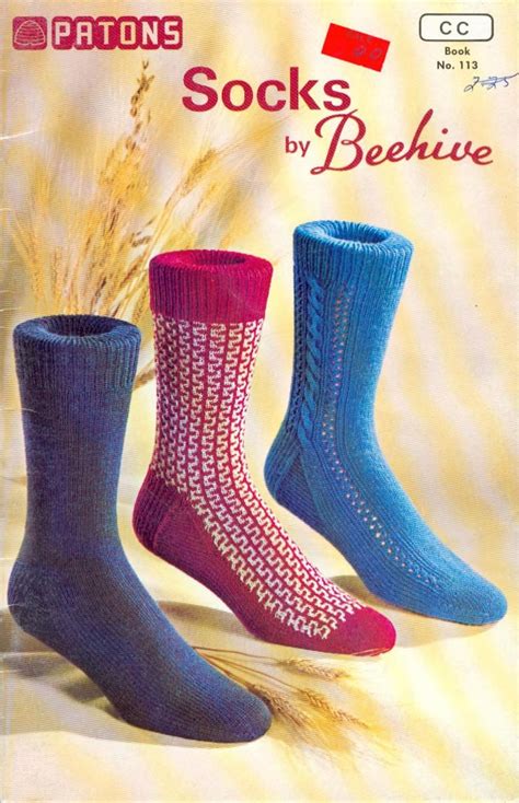 Patons Socks By Beehive Lace Socks Beginner Knitting Patterns