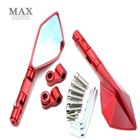 Accessory Cnc Aluminum Motorcycle Mirrors Fitting Rear Side Rearview