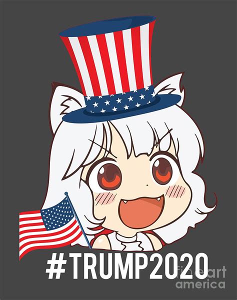 Awoo Trump2020 Trump 2020 Red Animeright Anime Evil Girl Memes Kekistan Snekright Buildthewall ...