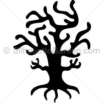 Spooky Tree Silhouette - Free Clip Art, Printable, and Vector Downloads