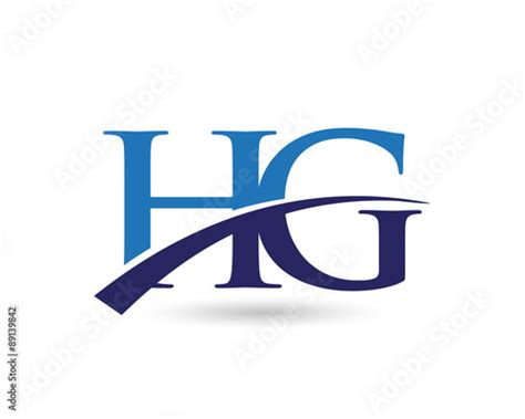 Hg Logo Letter Swoosh Buy This Stock Vector And Explore Similar