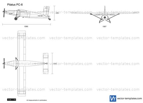 Pilatus Pc 6 Drawing