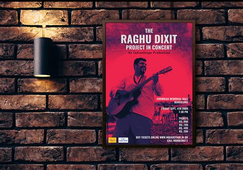 The Raghu Dixit Project In Concert Poster Design On Behance