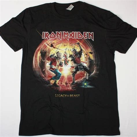 Iron Maiden Legacy Of The Beast Tour Merch Cover Concert Tour T