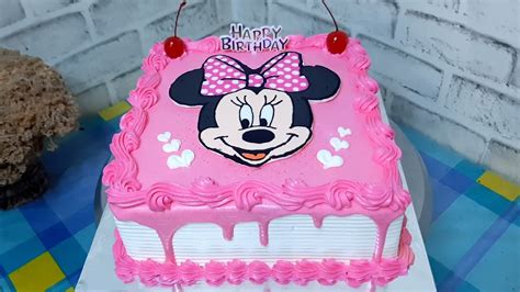 MICKEY MOUSE Tutorial Kue Ulang Tahun Yang Cocok Untuk Anak Perempuan