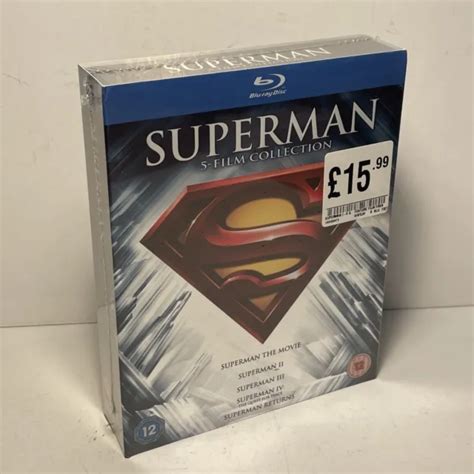 SUPERMAN 5 FILM Collection The Ultimate Collection Blu Ray Boxset New