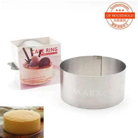 Retractable Stainless Steel Circle Mousse Ring Baking Tool Set Cake