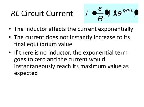 Ppt Self Inductance Inductance Of A Solenoid Rl Circuit Energy Stored In An Inductor