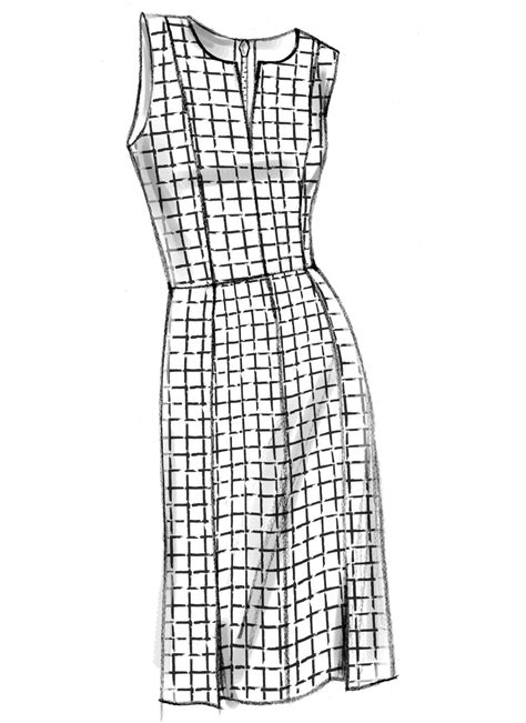 V Vogue Patterns Princess Seam Dress Vogue Dress Patterns