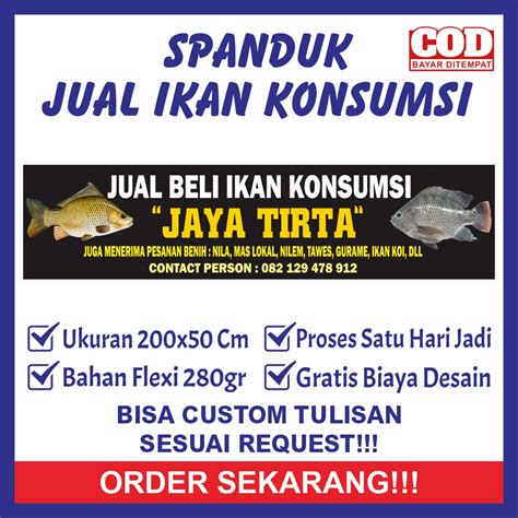 Spanduk Sepanduk Banner Bener Backdrop Plang Promosi Usaha Jual Jualan