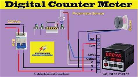 Digital Counter Meter Engineers Commonroom Electrical Circuit