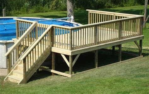 Ovalabovegroundpoolsreviews Pool Deck Plans Swimming Pool Designs Above Ground Pool Decks