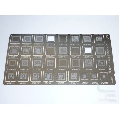 Stencils Templates 33 In 1 Kaisi A508 For Reballing Reball BGA IC