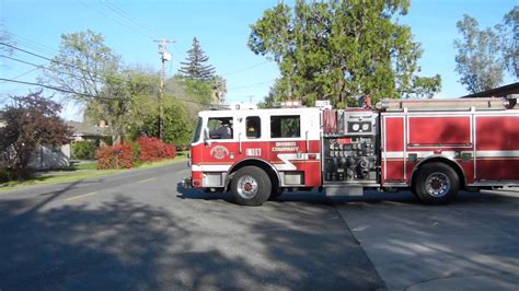 Sacramento Metro Fire Reserve Engine 109 Responding From Station